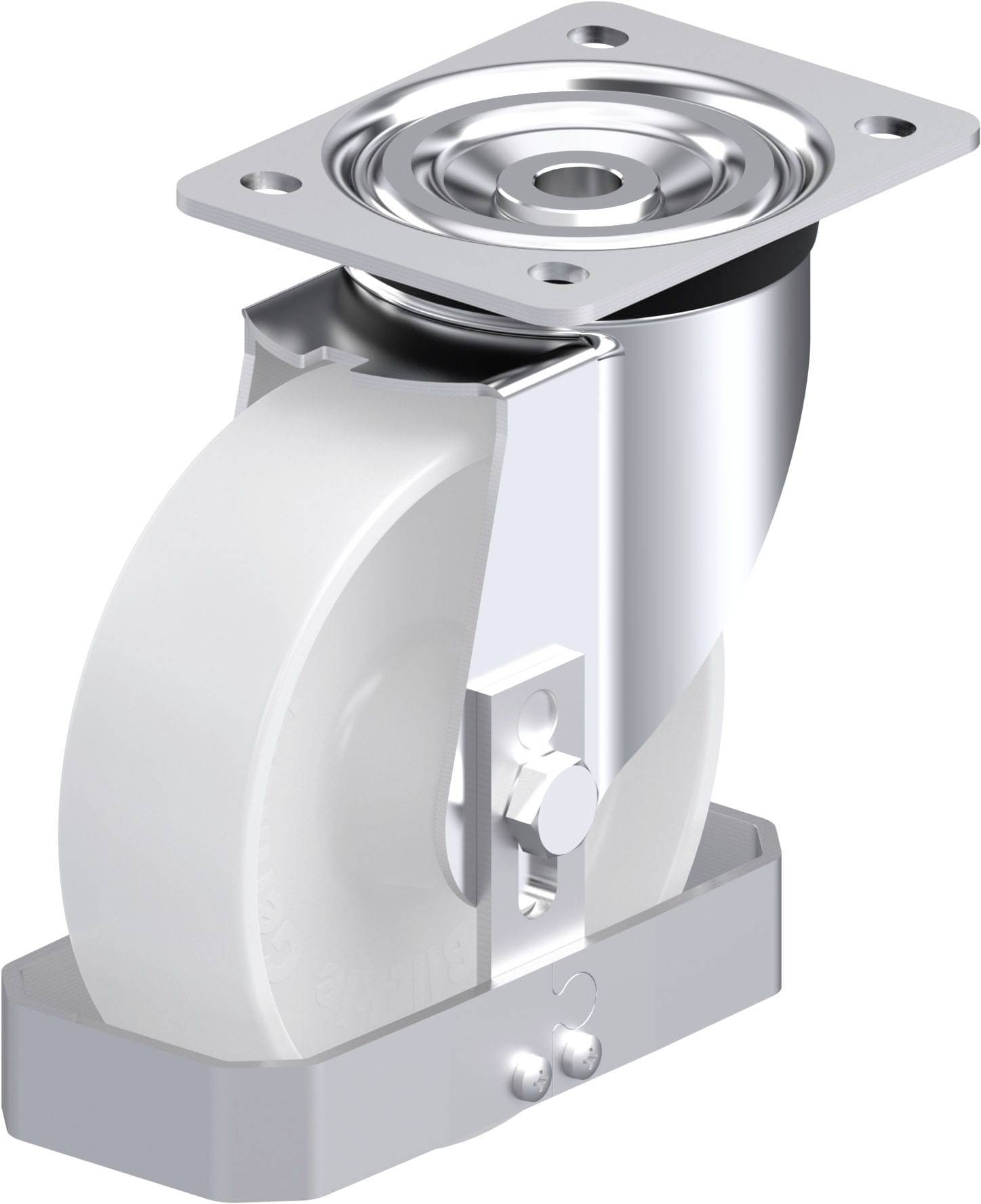 Blickle 939777 L-PO 160R-FS Stahlblech-Lenkrolle Rad-Durchmesser: 160mm Tragfähigkeit (max.): 400kg 1St.