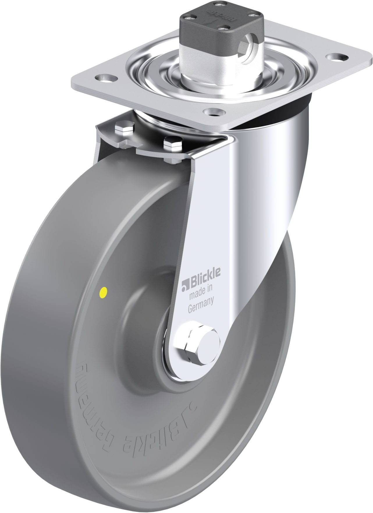 Blickle 872529 L-PO 200K-CS11-ELS Stahlblech-Lenkrolle Rad-Durchmesser: 200mm Tragfähigkeit (max.): 400kg 1St.