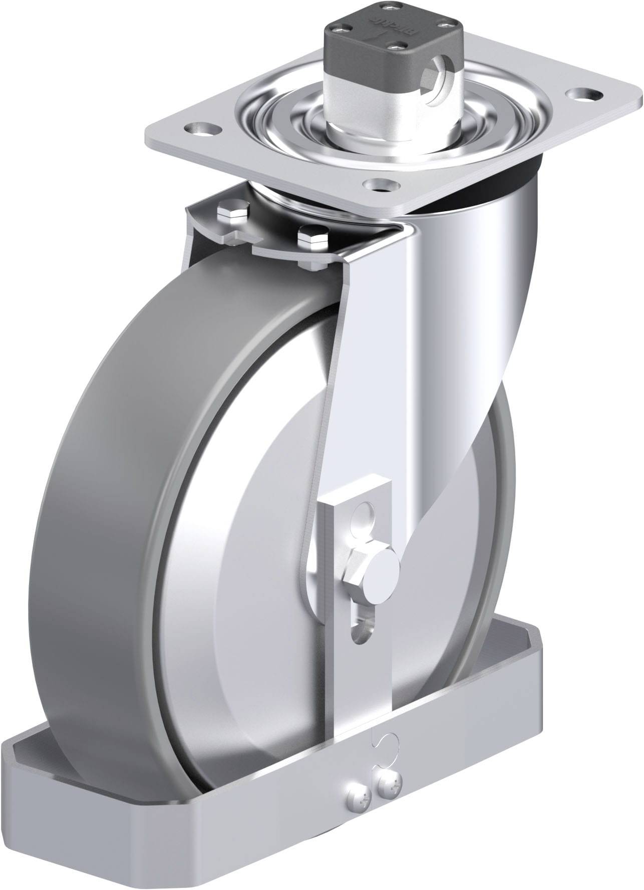 Blickle 946885 L-PO 200K-CS11-ELS-FA-FS Stahlblech-Lenkrolle Rad-Durchmesser: 200mm Tragfähigkeit (max.): 400kg 1St.