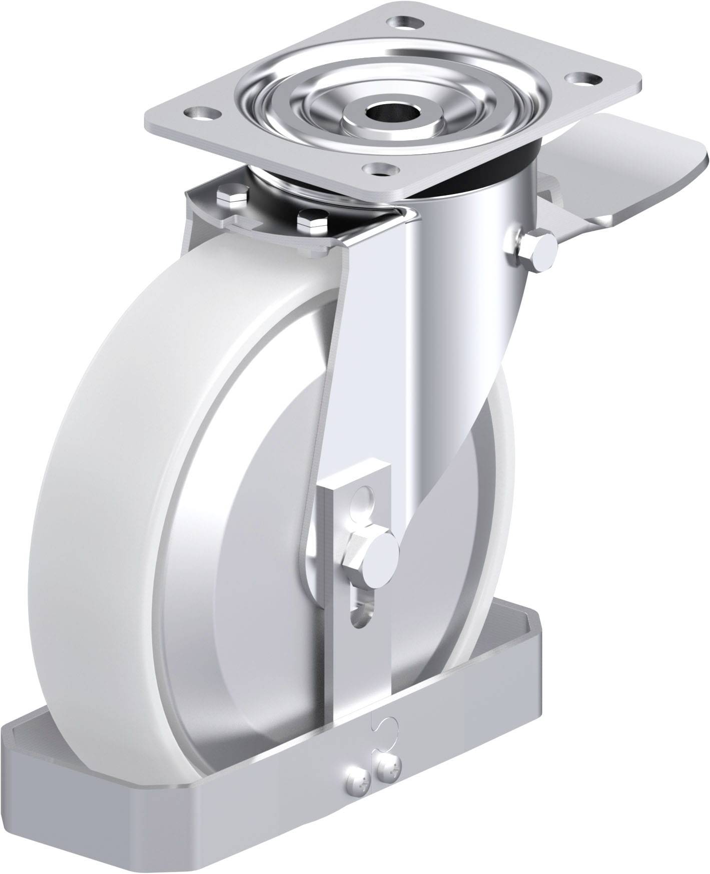 Blickle 939829 L-PO 200K-ST-FA-FS Stahlblech-Lenkrolle Rad-Durchmesser: 200mm Tragfähigkeit (max.): 400kg 1St.