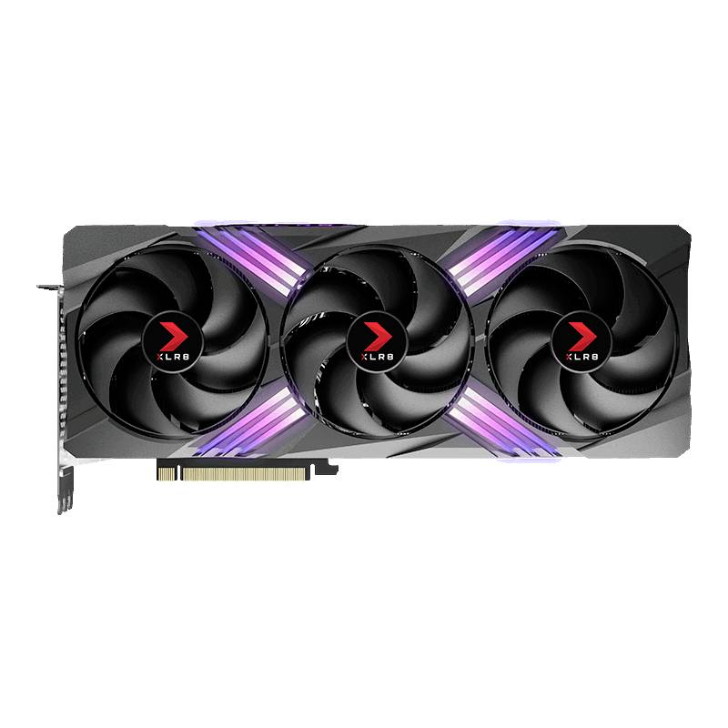 PNY Grafikkarte Nvidia GeForce RTX 4080 Super Gaming VERTO EPIC-X RGB Triple Fan 16 GB GDDR6X-RAM PCIe x16 DisplayPort, HDMI® RGB Beleuchtung