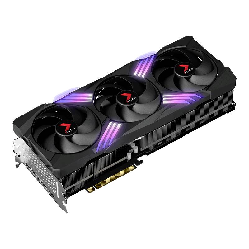 PNY Grafikkarte Nvidia GeForce RTX 4080 Super Gaming VERTO EPIC-X RGB Triple Fan 16 GB GDDR6X-RAM PCIe x16 DisplayPort, HDMI® RGB Beleuchtung