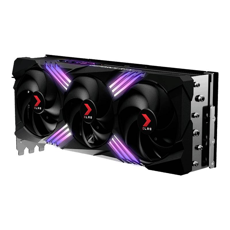 PNY Grafikkarte Nvidia GeForce RTX 4080 Super Gaming VERTO EPIC-X RGB Triple Fan 16 GB GDDR6X-RAM PCIe x16 DisplayPort, HDMI® RGB Beleuchtung