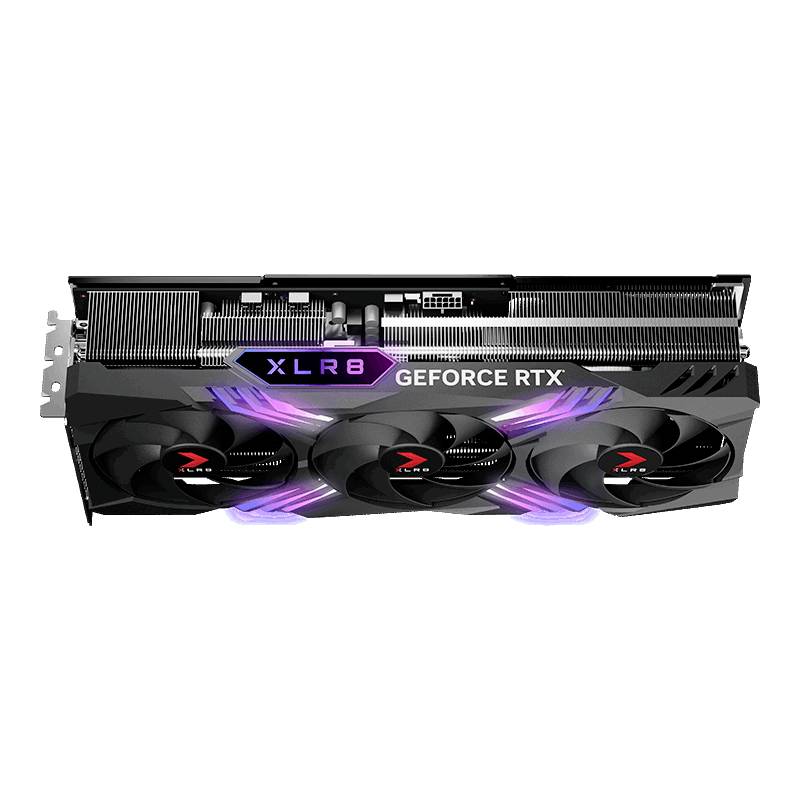 PNY Grafikkarte Nvidia GeForce RTX 4080 Super Gaming VERTO EPIC-X RGB Triple Fan 16 GB GDDR6X-RAM PCIe x16 DisplayPort, HDMI® RGB Beleuchtung