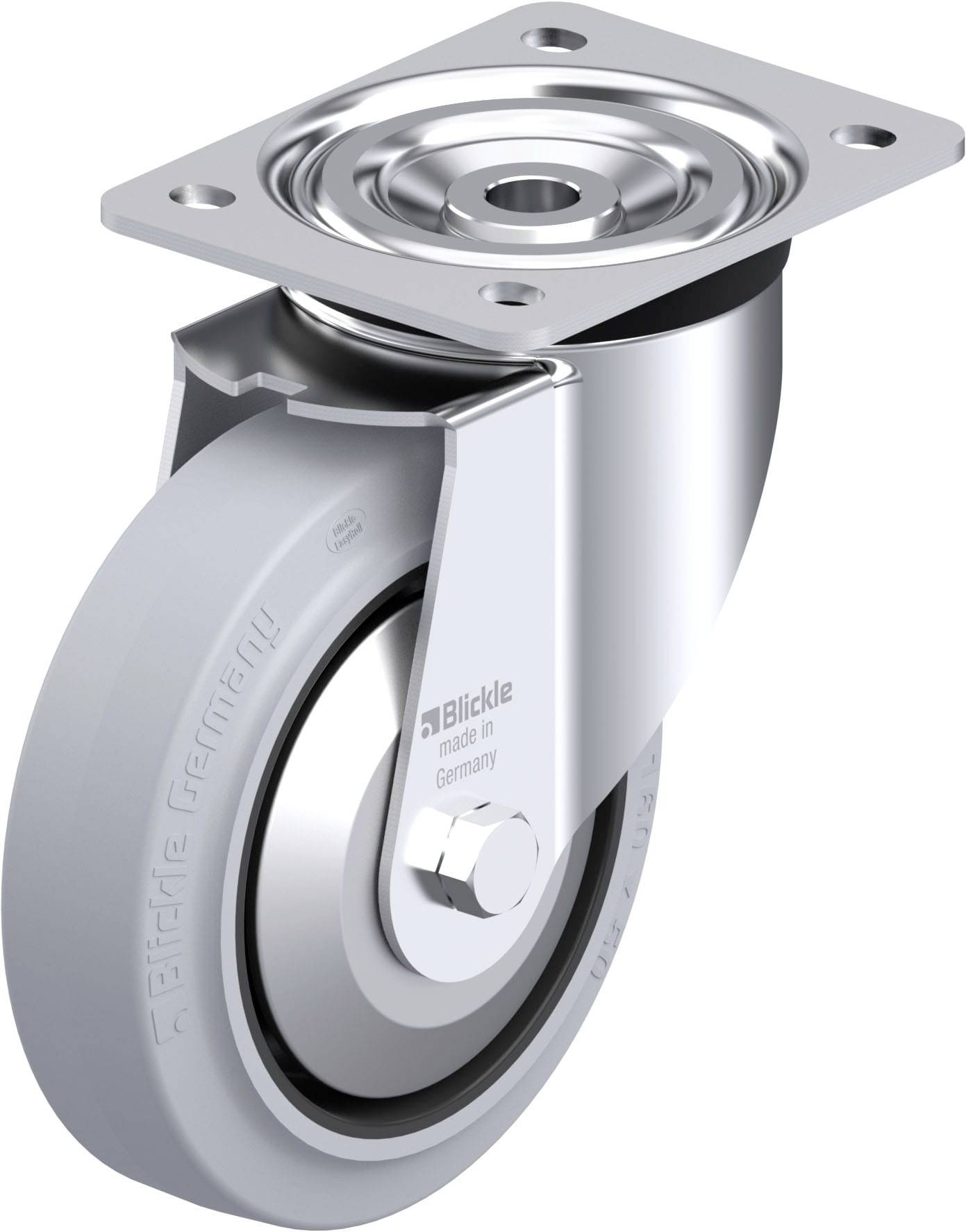 Blickle 749366 L-POEV 160KAD-SG-FA Stahlblech-Lenkrolle Rad-Durchmesser: 160mm Tragfähigkeit (max.): 400kg 1St.