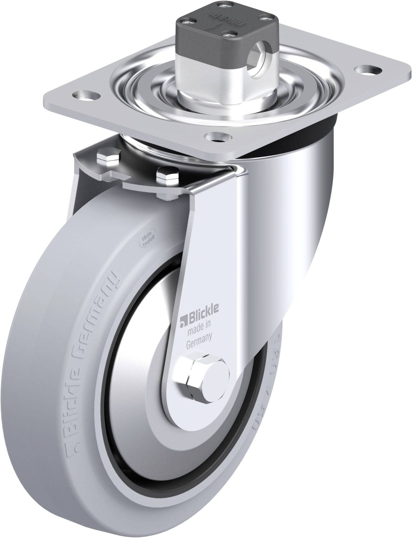 Blickle 850681 L-POEV 160XKA-CS11-SG-FA Stahlblech-Lenkrolle Rad-Durchmesser: 160mm Tragfähigkeit (max.): 400kg 1St.