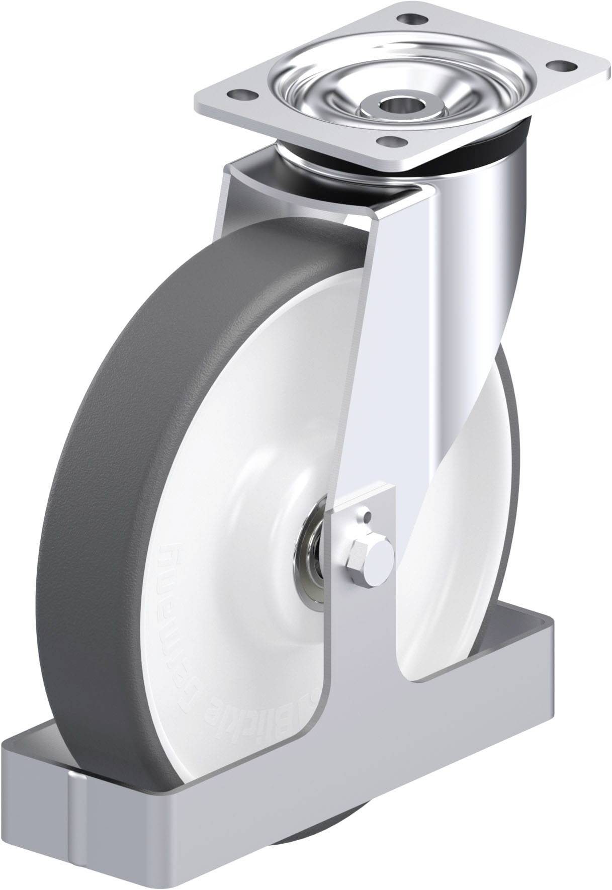 Blickle 938974 L-POTH 250K-3-FS Stahlblech-Lenkrolle Rad-Durchmesser: 250mm Tragfähigkeit (max.): 500kg 1St.