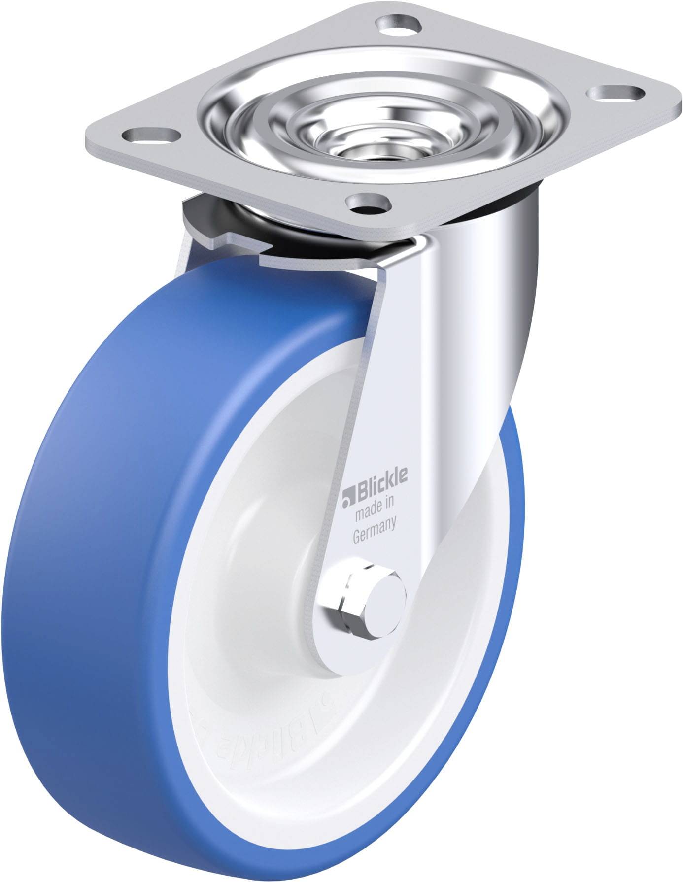 Blickle 936233 L-POTHS 125R Stahlblech-Lenkrolle Rad-Durchmesser: 125mm Tragfähigkeit (max.): 250kg 1St.