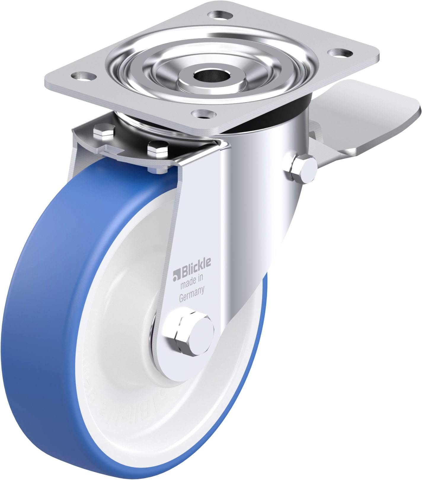 Blickle 936253 L-POTHS 160K-ST Stahlblech-Lenkrolle Rad-Durchmesser: 160mm Tragfähigkeit (max.): 400kg 1St.