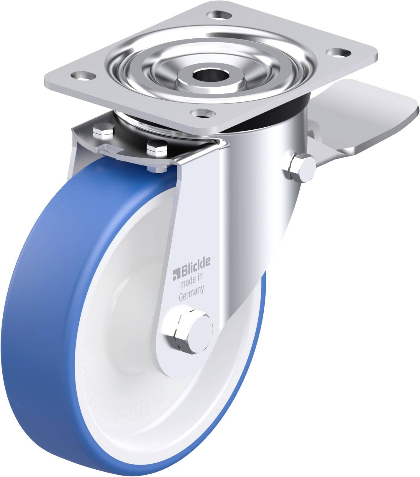 Blickle 948118 L-POTHS 160XR-ST Stahlblech-Lenkrolle Rad-Durchmesser: 160mm Tragfähigkeit (max.): 400kg 1St.