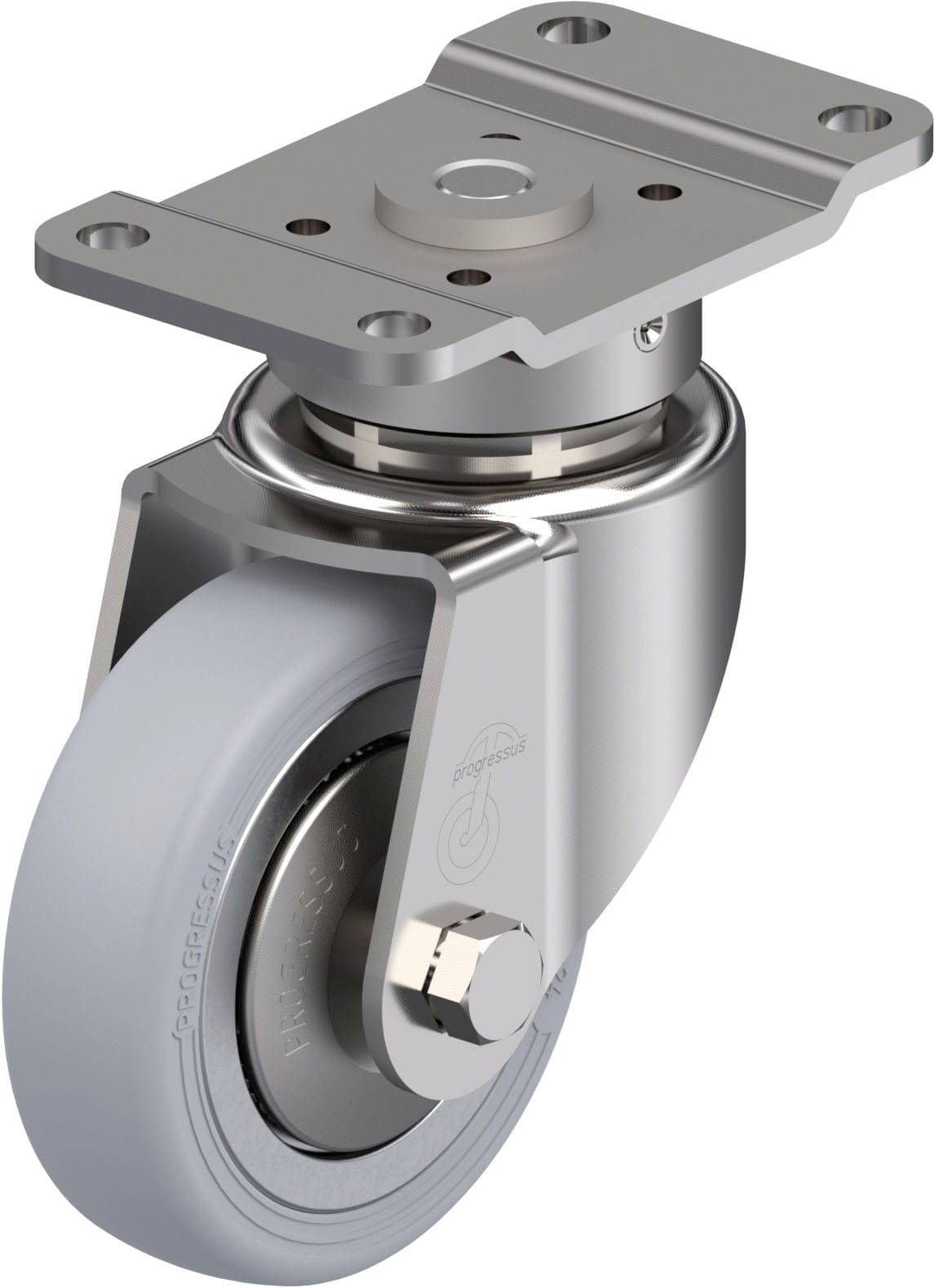 Blickle 889297 LPX-PGV 84XR-PG1-SG-FA Edelstahl-Lenkrolle Rad-Durchmesser: 84mm Tragfähigkeit (max.): 90kg 1St.