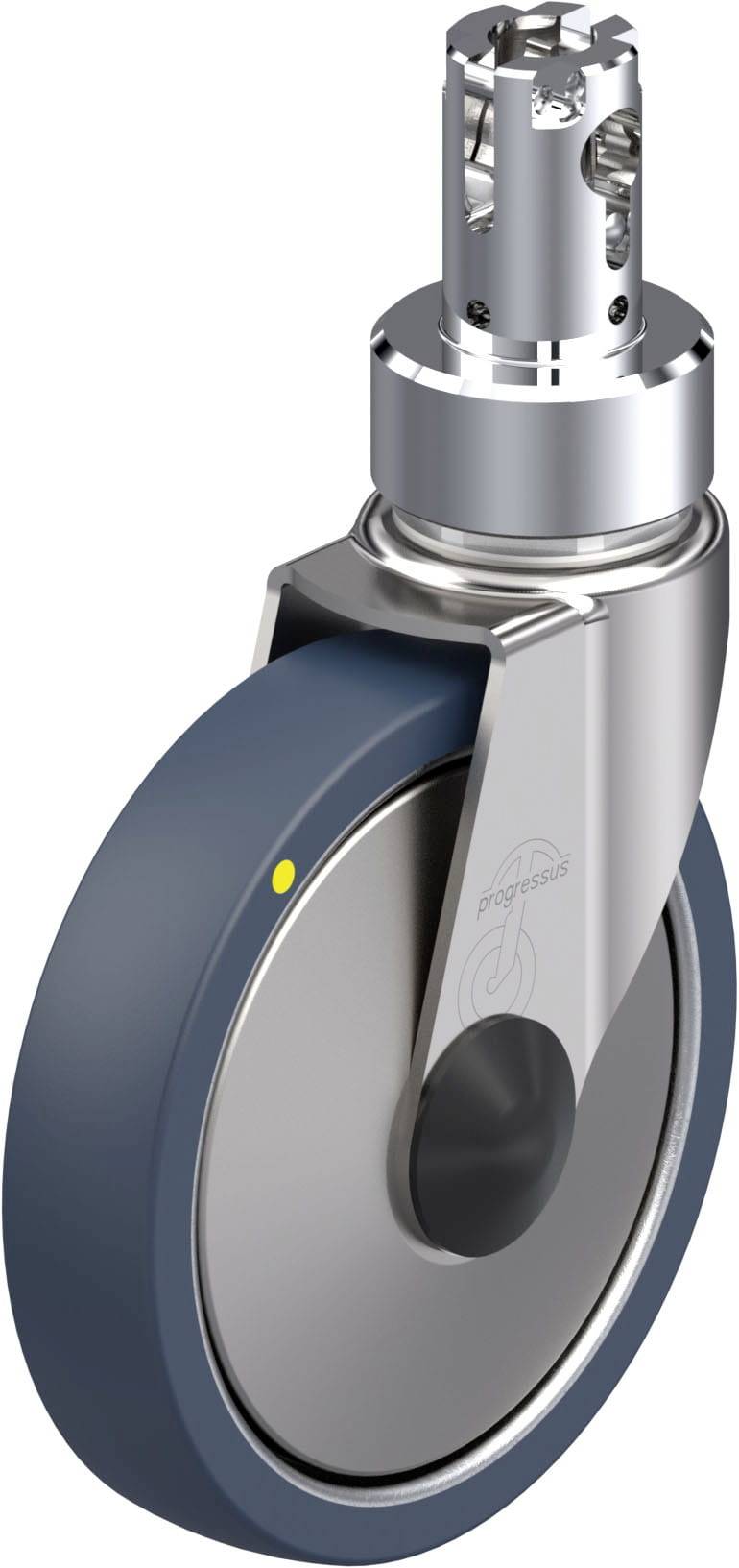 Blickle 897320 LPZ-ALTPU 150XK-CS11RI2-ELS-FA Krankenbettenrolle Rad-Durchmesser: 150mm Tragfähigkeit (max.): 150kg 1St.