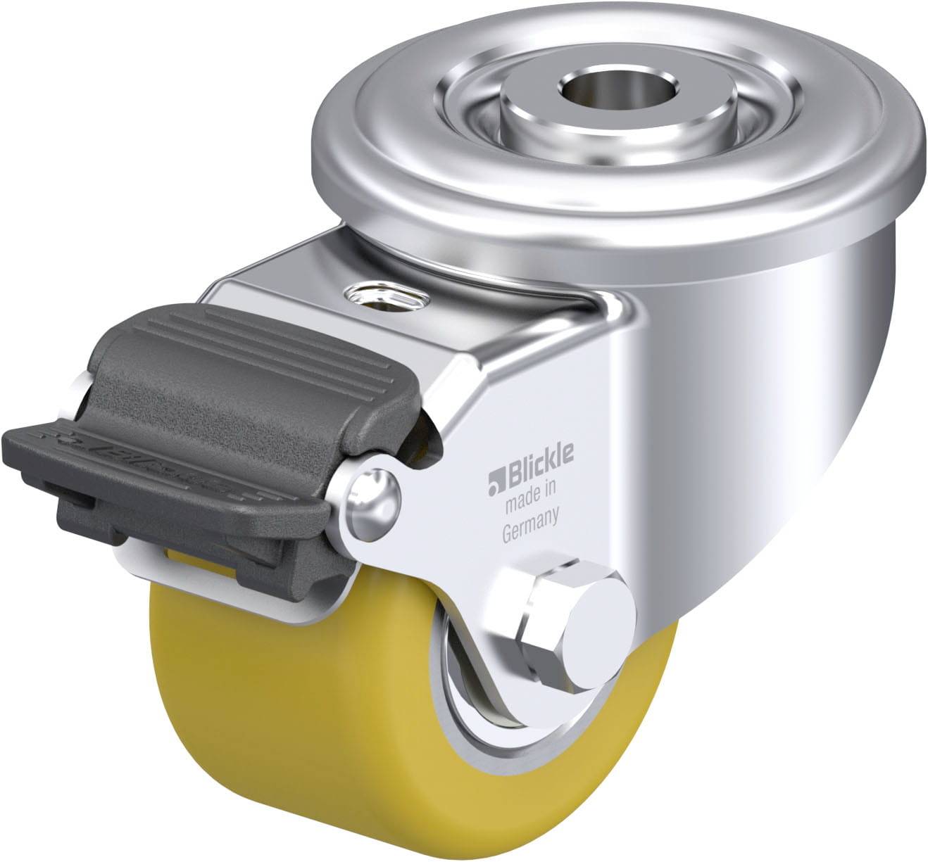 Blickle 936795 LR-VSTH 60K-RA Stahlblech-Kompakt-Lenkrolle Rad-Durchmesser: 60mm Tragfähigkeit (max.): 200kg 1St.