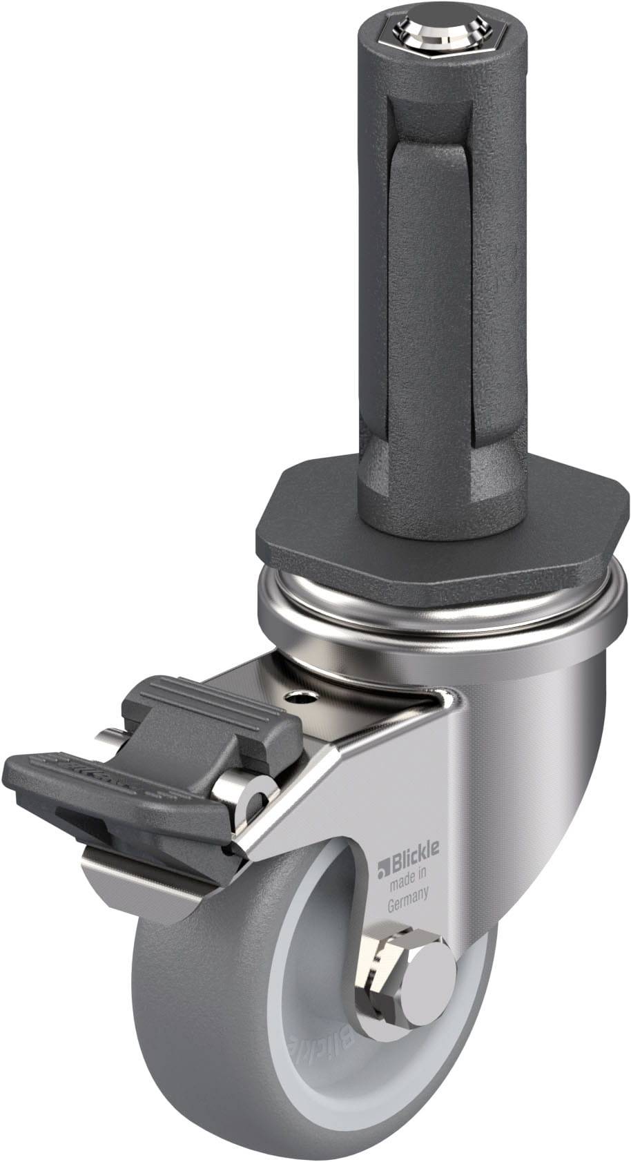 Blickle 849309 LRXA-TPA 50G-FI-EXR02 Edelstahl-Apparate-Lenkrolle Rad-Durchmesser: 50mm Tragfähigkeit (max.): 50kg 1St.