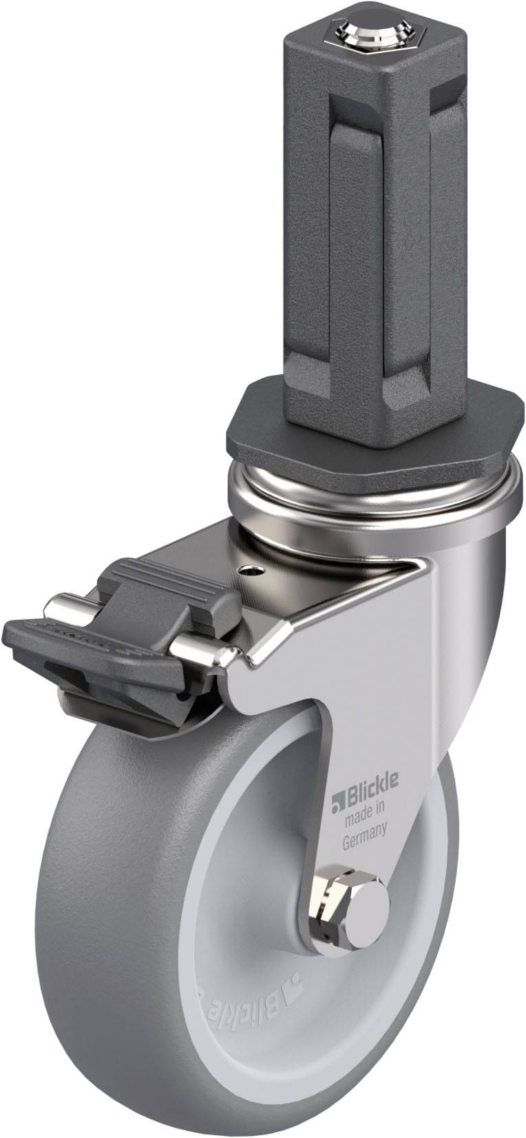 Blickle 849641 LRXA-TPA 75G-FI-EXV03 Edelstahl-Apparate-Lenkrolle Rad-Durchmesser: 75mm Tragfähigkeit (max.): 75kg 1St.