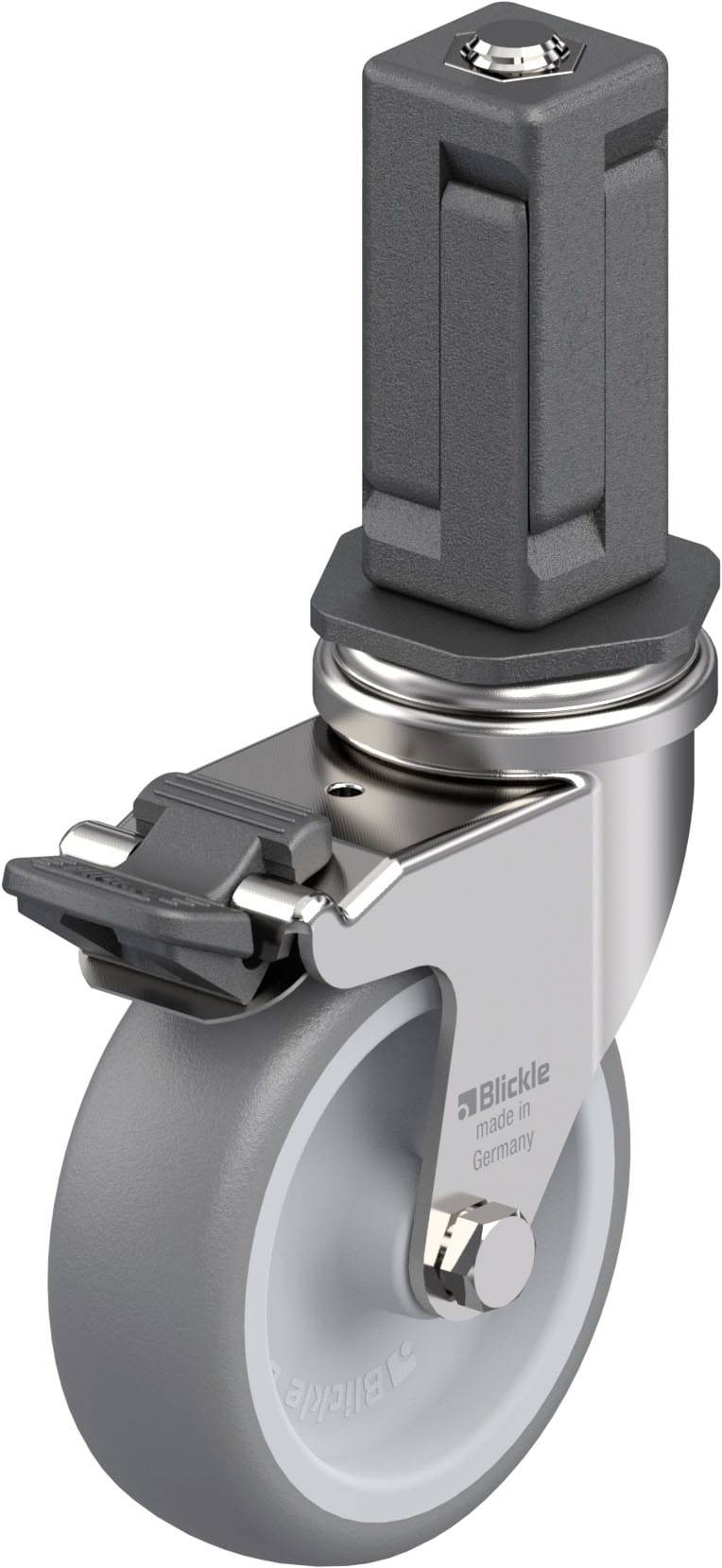 Blickle 849666 LRXA-TPA 75G-FI-EXV04 Edelstahl-Apparate-Lenkrolle Rad-Durchmesser: 75mm Tragfähigkeit (max.): 75kg 1St.