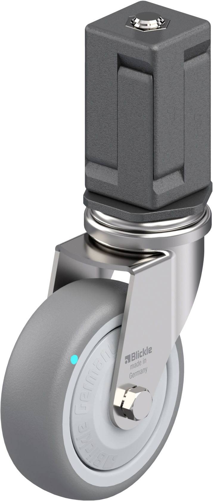 Blickle 849112 LRXA-TPA 75KFD-EXV07 Edelstahl-Apparate-Lenkrolle Rad-Durchmesser: 75mm Tragfähigkeit (max.): 75kg 1St.