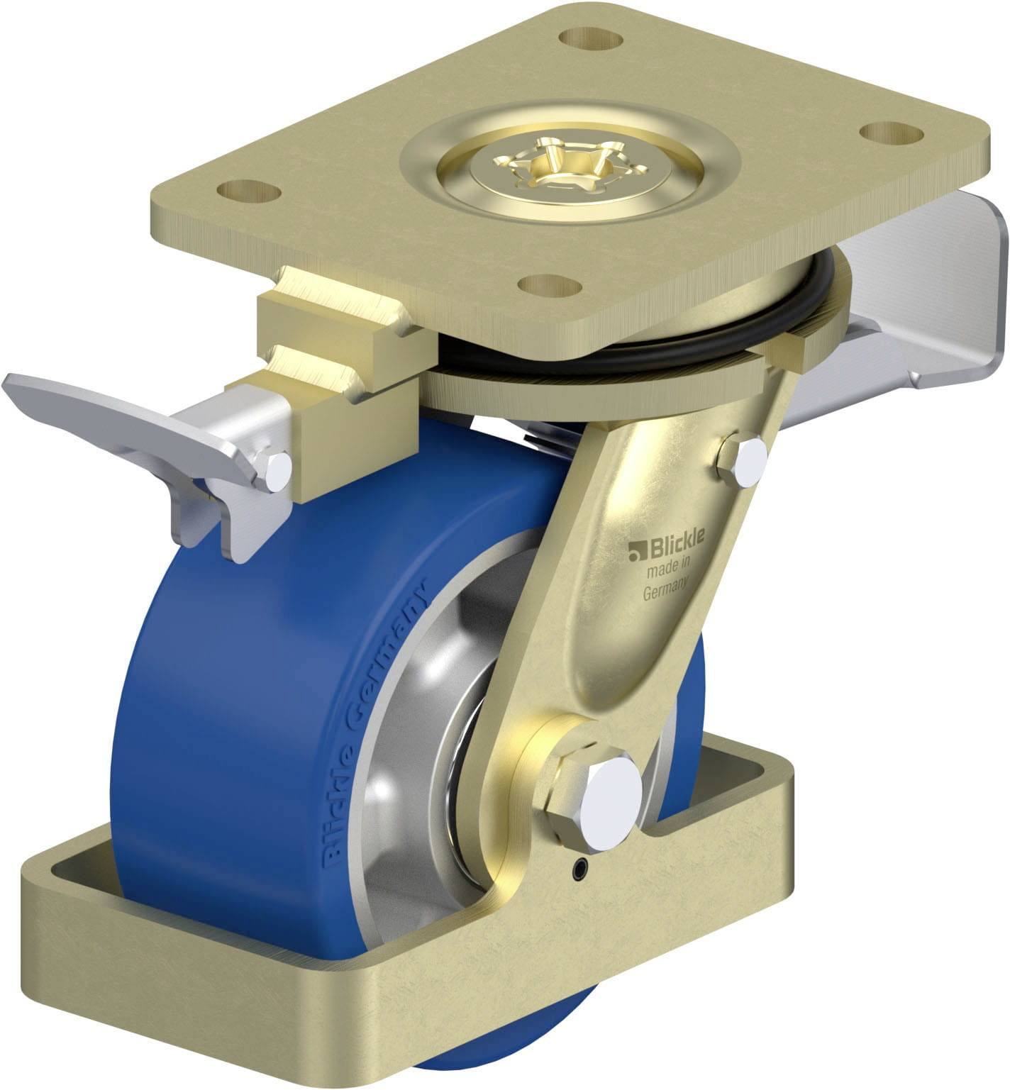 Blickle 939310 LS-ALBS 127K-ST-RI4-FS Lenkrolle Rad-Durchmesser: 125mm Tragfähigkeit (max.): 450kg 1St.