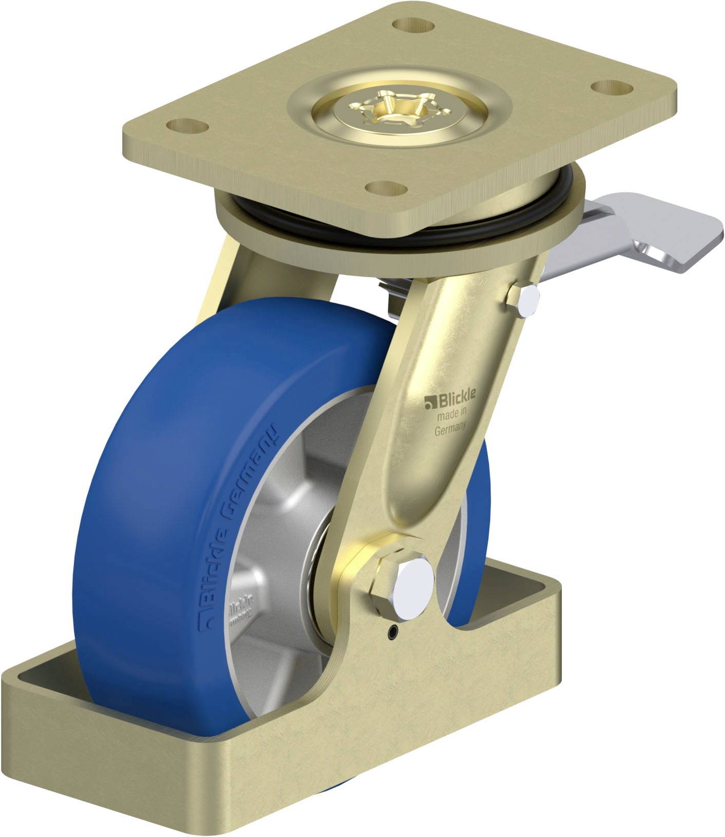 Blickle 856167 LS-ALBS 150K-ST-FS Lenkrolle Rad-Durchmesser: 150mm Tragfähigkeit (max.): 500kg 1St.