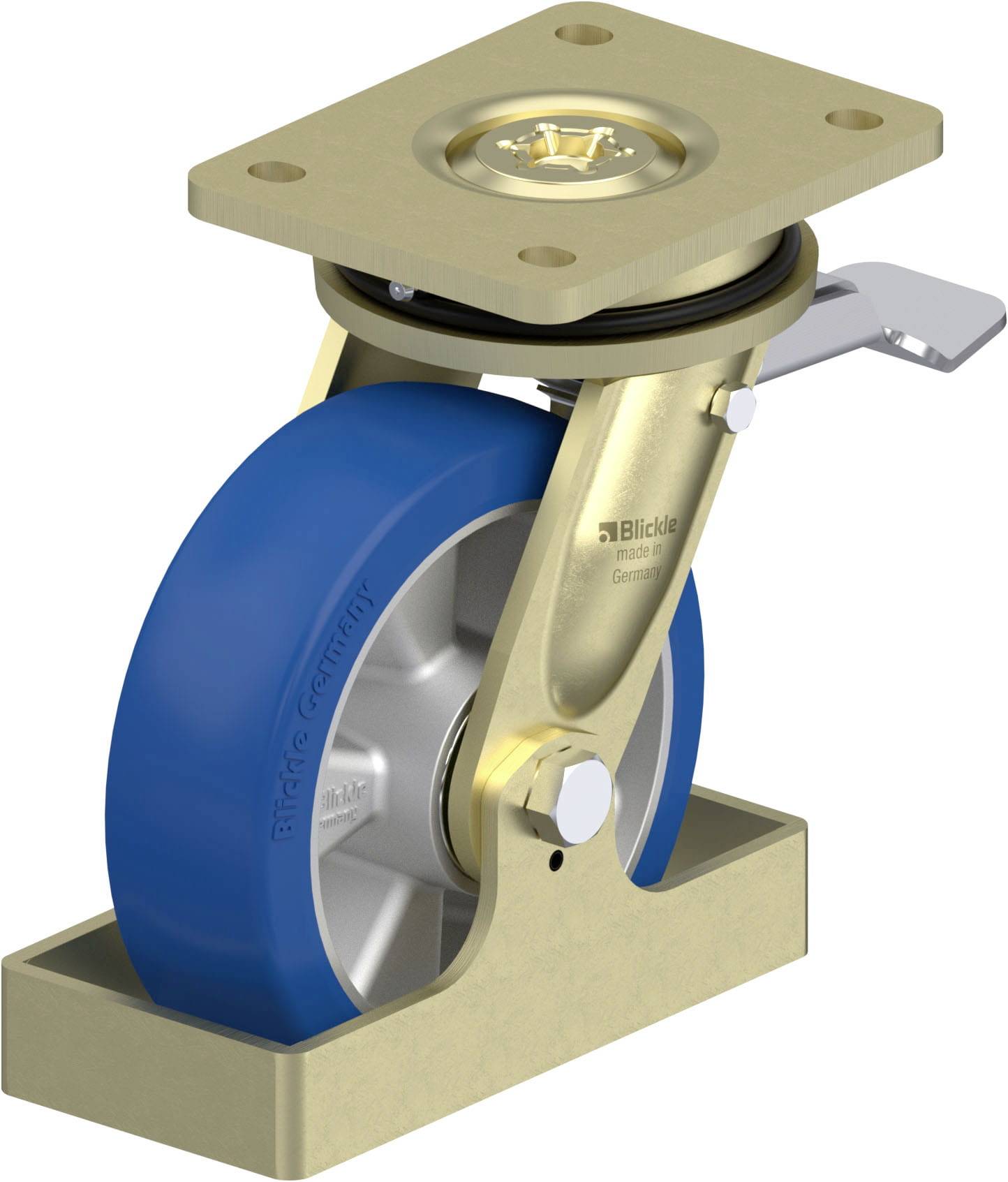 Blickle 906812 LS-ALBS 160K-ST-FS Lenkrolle Rad-Durchmesser: 160mm Tragfähigkeit (max.): 580kg 1St.