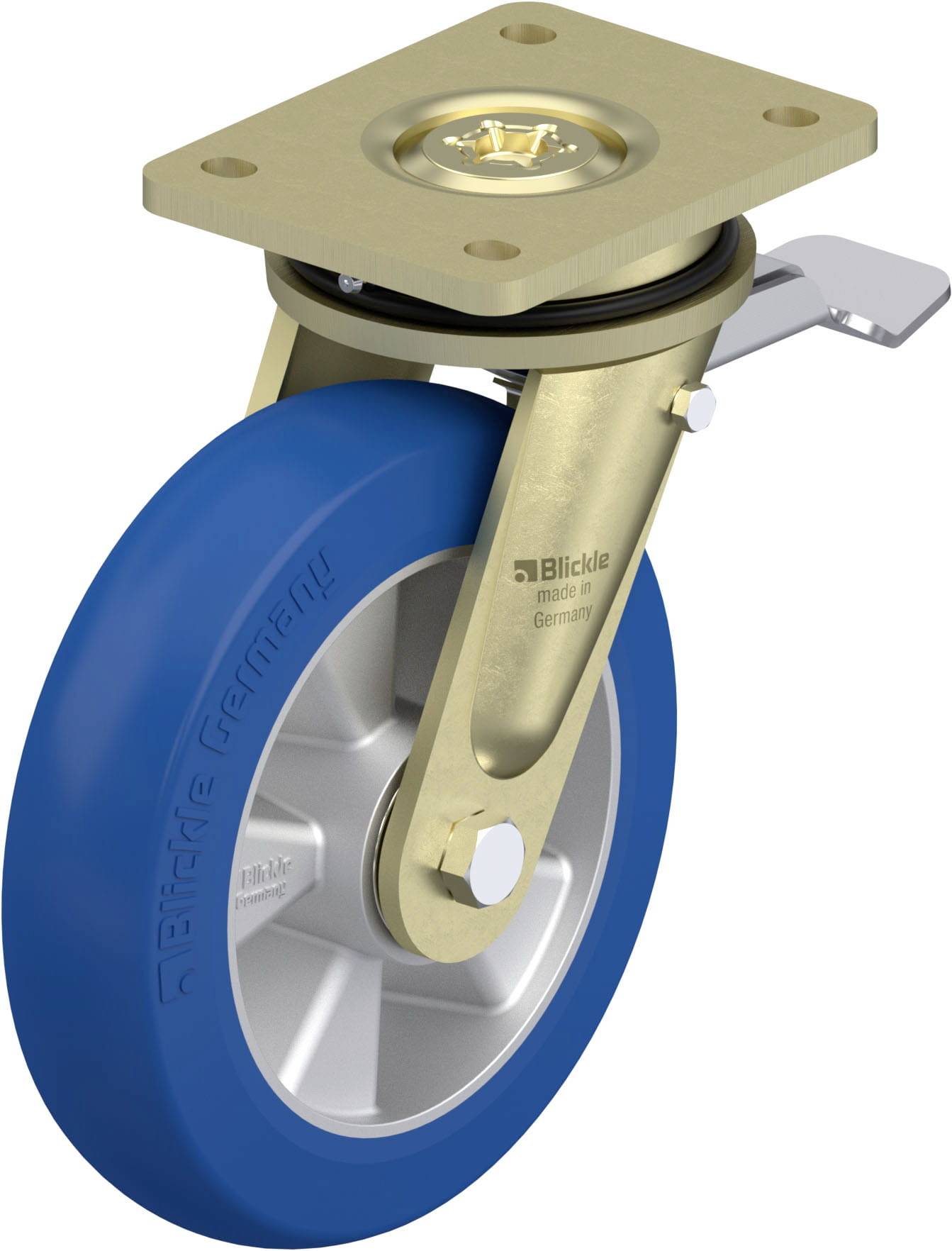 Blickle 903640 LS-ALBS 200K-ST-CO Lenkrolle Rad-Durchmesser: 200mm Tragfähigkeit (max.): 600kg 1St.