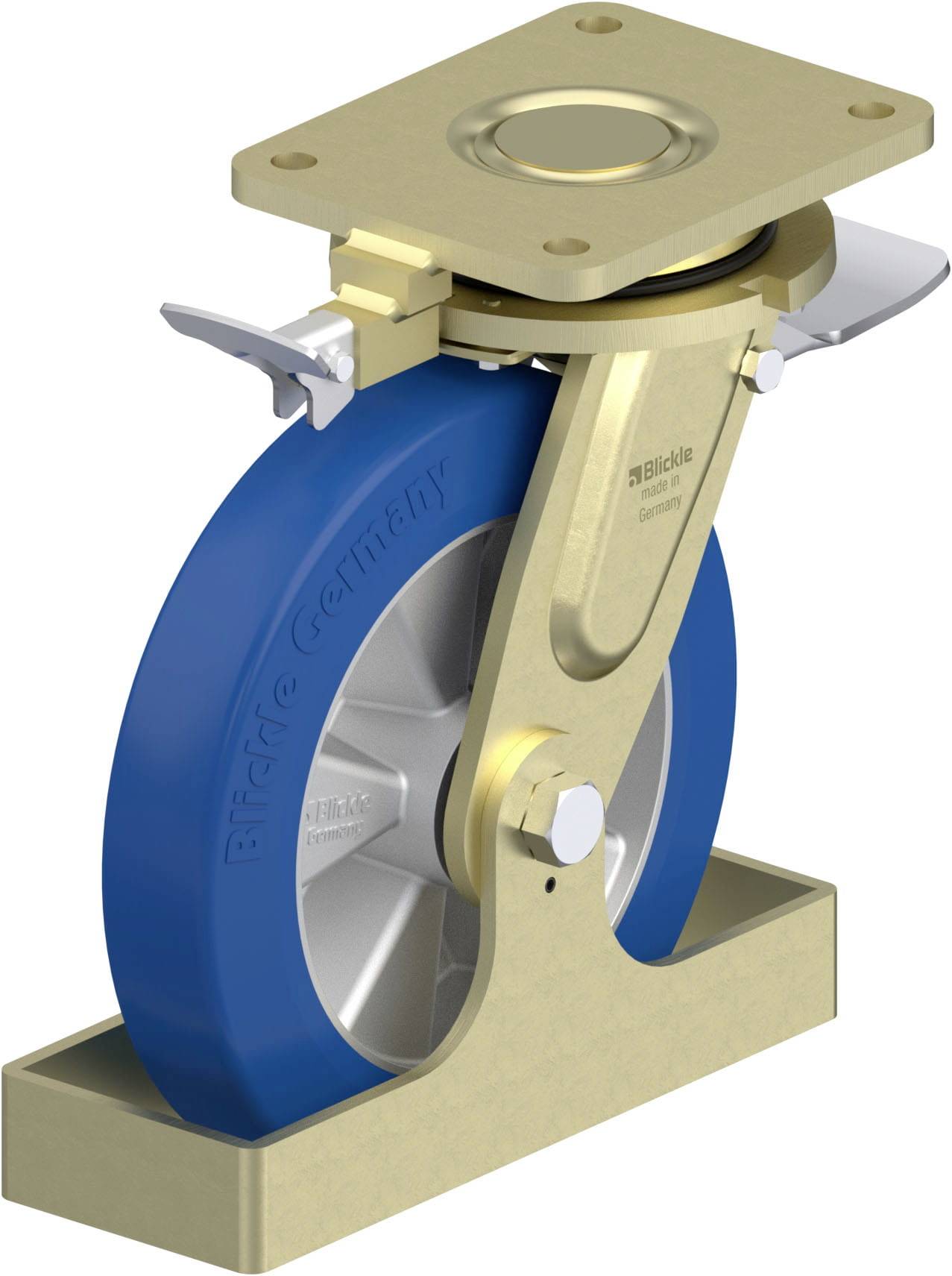 Blickle 879532 LS-ALBS 250K-ST-RI4-FS Lenkrolle Rad-Durchmesser: 250mm Tragfähigkeit (max.): 850kg 1St.