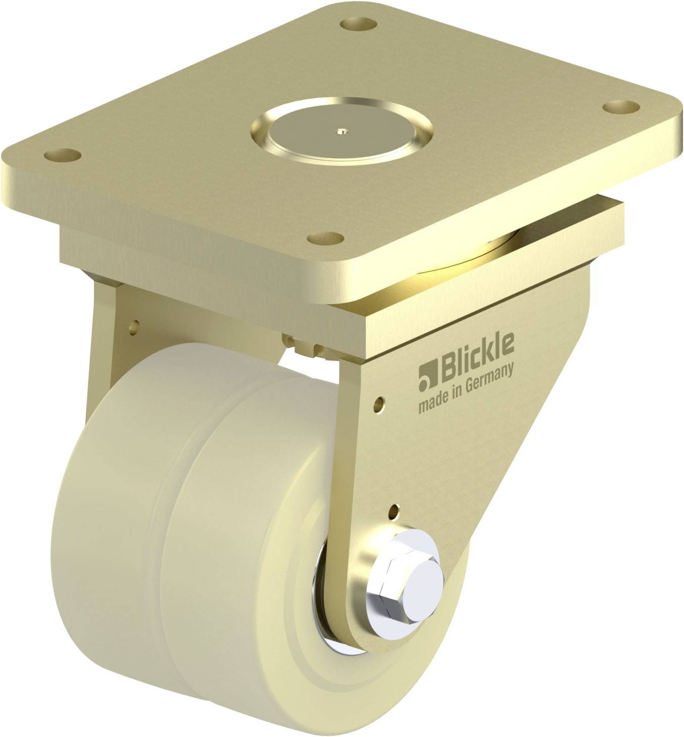 Blickle 626010 LSD-GSPO 302K Schwerlast-Doppel-Lenkrolle Rad-Durchmesser: 300mm Tragfähigkeit (max.): 18000kg 1St.