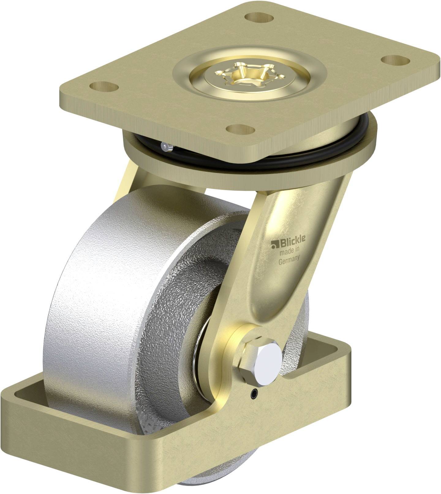 Blickle 940314 LS-G 127K-FS Schwerlast-Lenkrolle Rad-Durchmesser: 125mm Tragfähigkeit (max.): 750kg 1St.