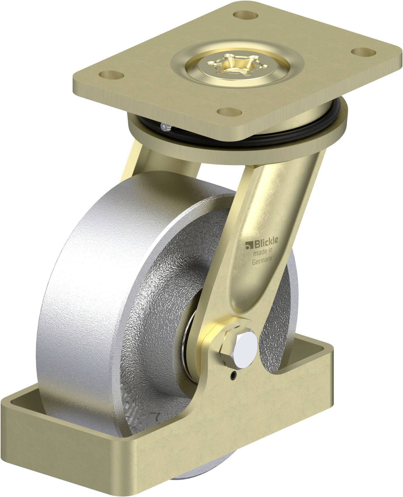 Blickle 896959 LS-G 150K-FS Schwerlast-Lenkrolle Rad-Durchmesser: 150mm Tragfähigkeit (max.): 900kg 1St.