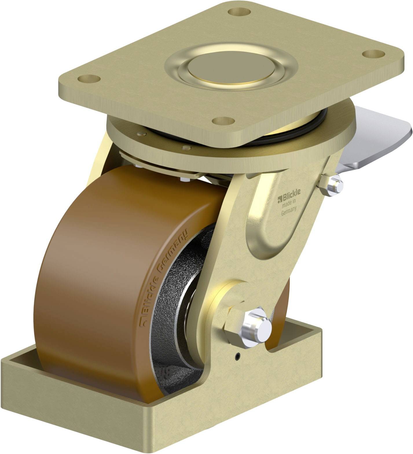 Blickle 939567 LS-GB 154K-ST-FS Schwerlast-Lenkrolle Rad-Durchmesser: 150mm Tragfähigkeit (max.): 1200kg 1St.