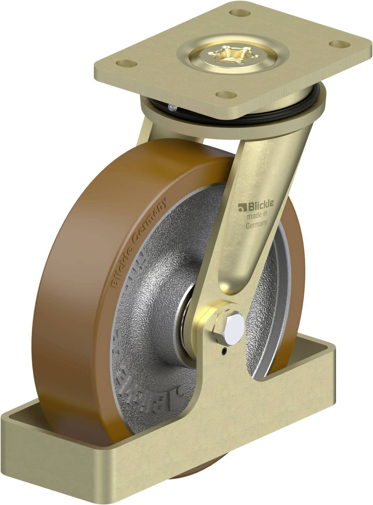 Blickle 882541 LS-GB 200K-FS Schwerlast-Lenkrolle Rad-Durchmesser: 200mm Tragfähigkeit (max.): 1000kg 1St.