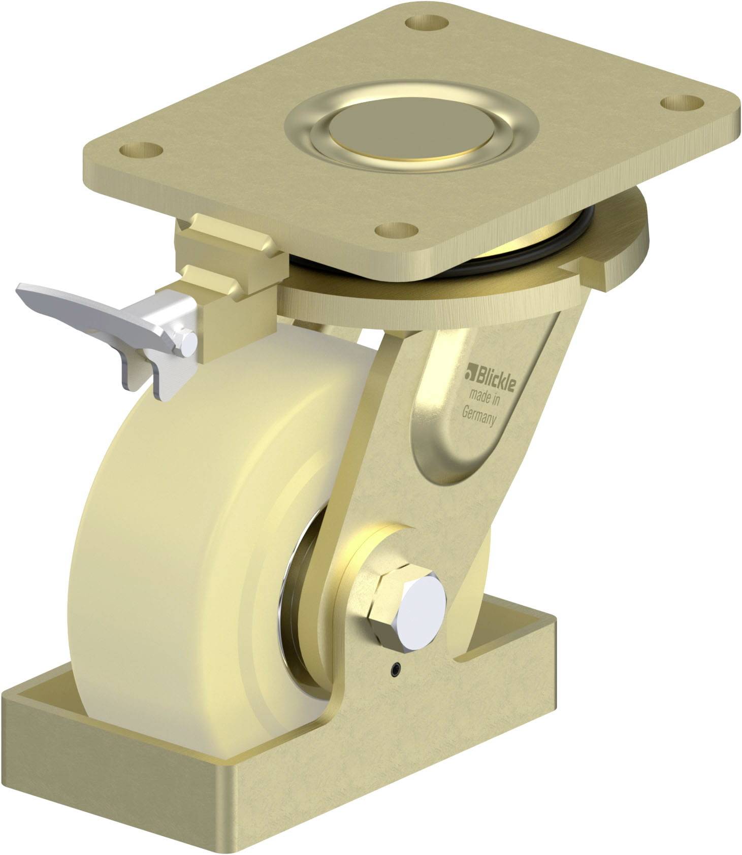 Blickle 886576 LS-GSPO 150K-35-RI4-FS Schwerlast-Lenkrolle Rad-Durchmesser: 150mm Tragfähigkeit (max.): 2500kg 1St.