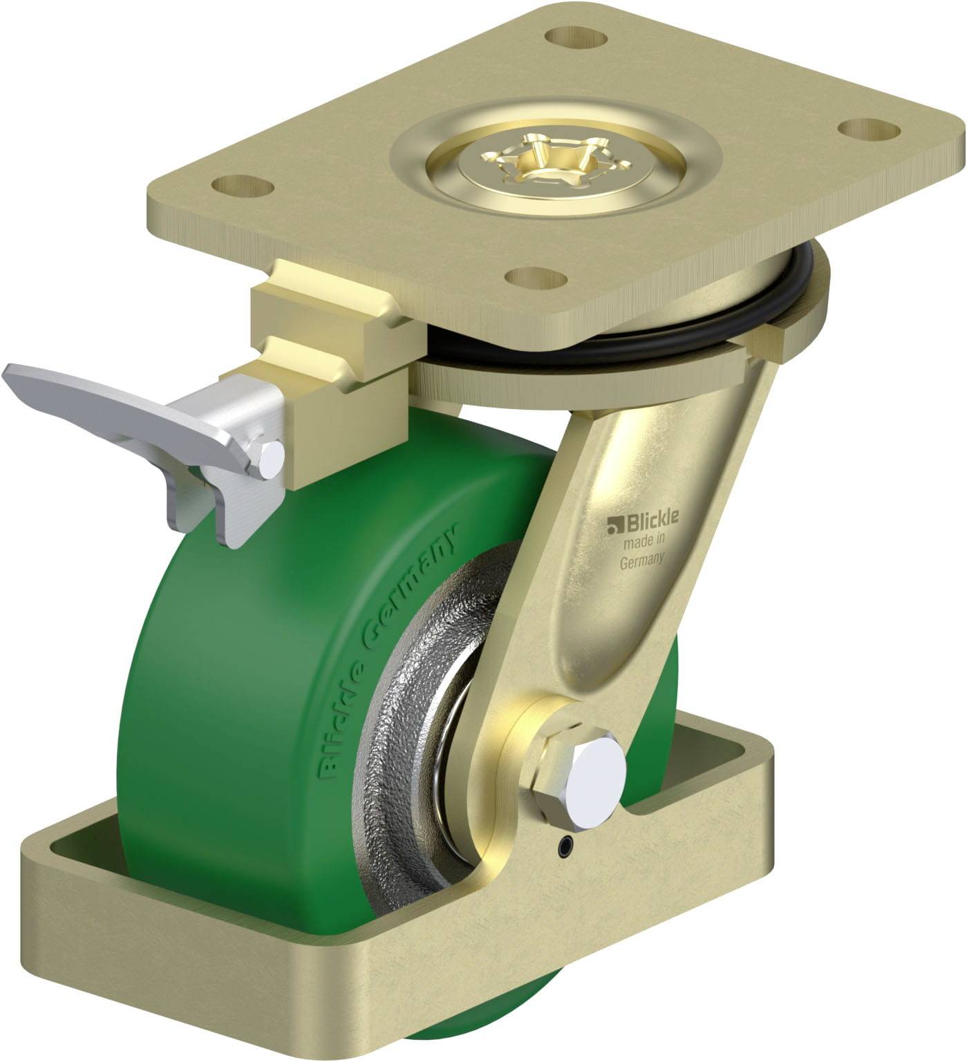 Blickle 939265 LS-GST 127K-RI4-FS Schwerlast-Lenkrolle Rad-Durchmesser: 125mm Tragfähigkeit (max.): 450kg 1St.