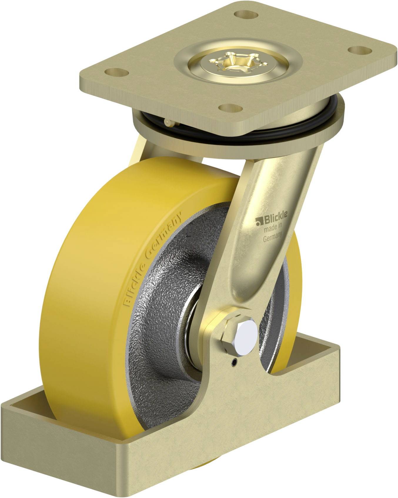 Blickle 932465 LS-GTH 160K-FS Schwerlast-Lenkrolle Rad-Durchmesser: 160mm Tragfähigkeit (max.): 800kg 1St.