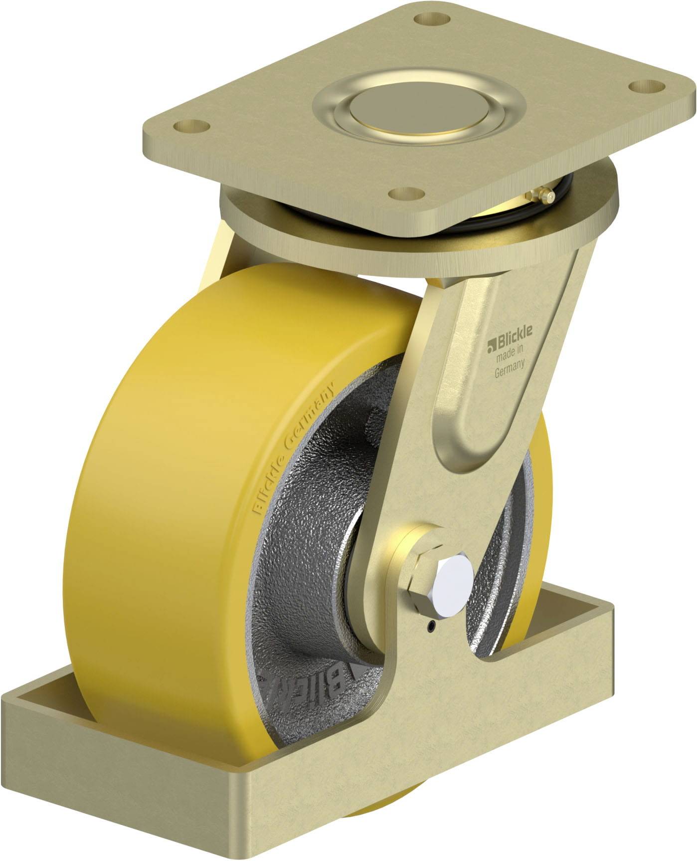 Blickle 856721 LS-GTH 202K-FS Schwerlast-Lenkrolle Rad-Durchmesser: 200mm Tragfähigkeit (max.): 1600kg 1St.