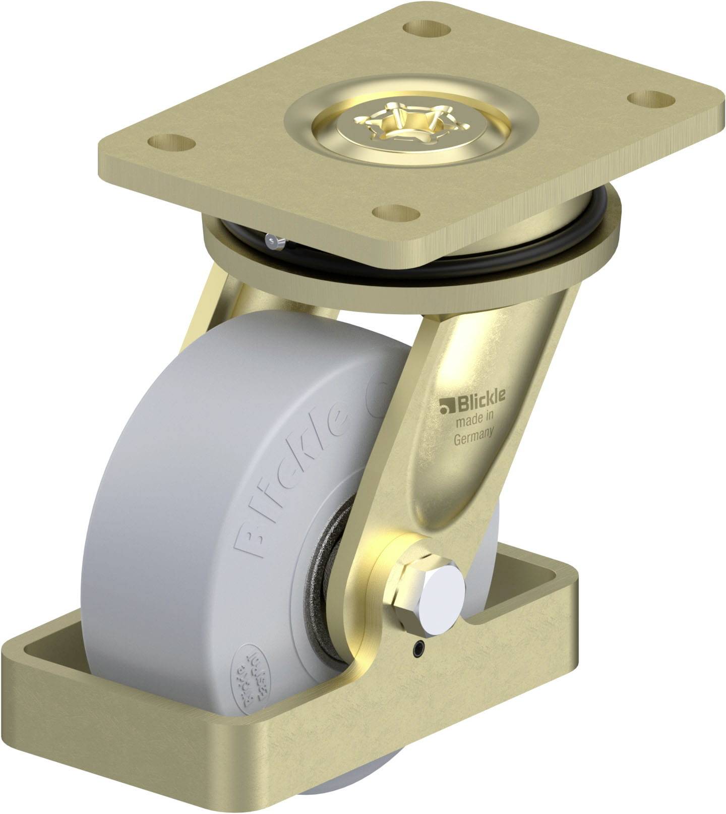 Blickle 938718 LS-SE 125K-SG-FS Schwerlast-Lenkrolle Rad-Durchmesser: 125mm Tragfähigkeit (max.): 320kg 1St.