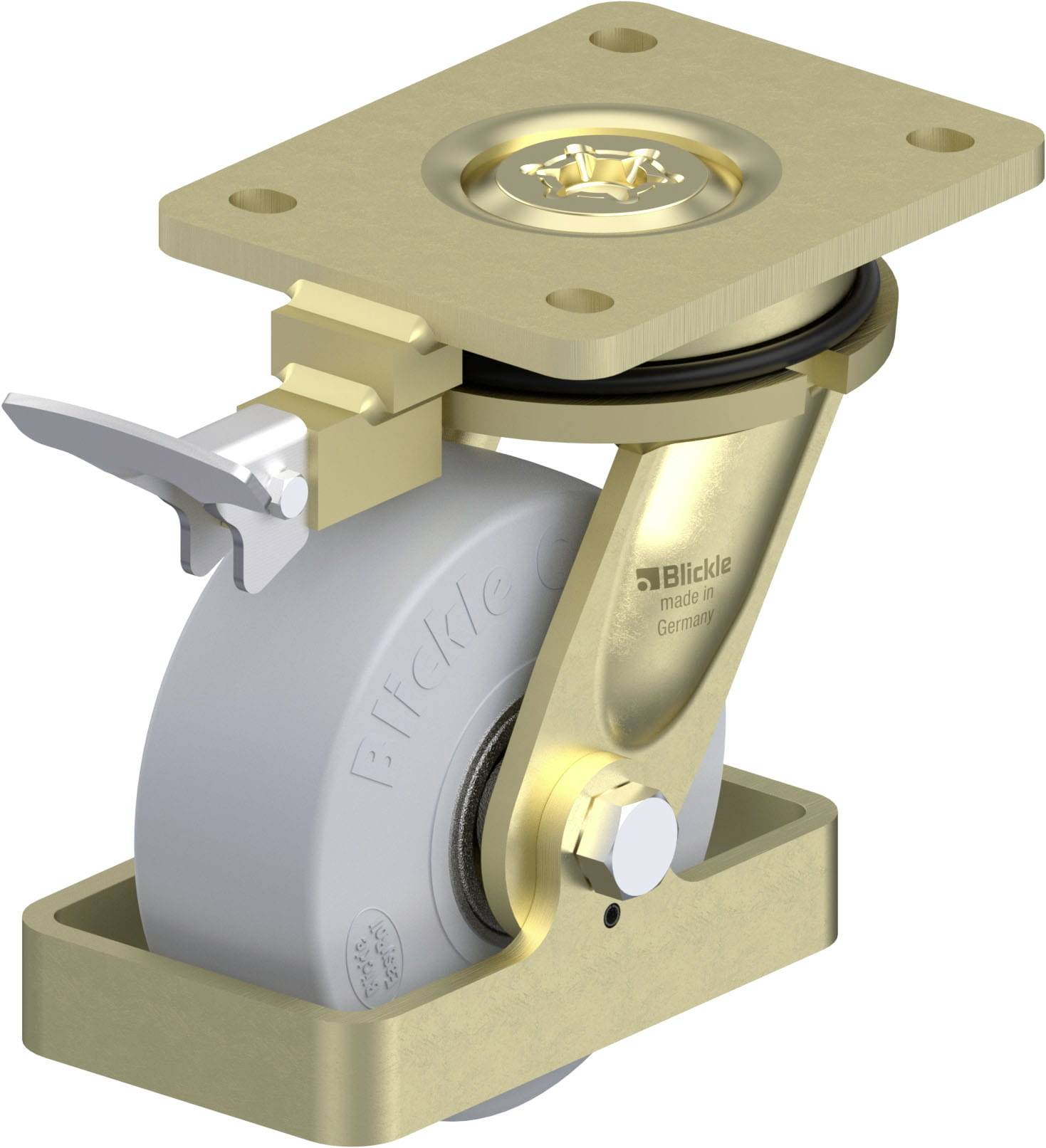 Blickle 938719 LS-SE 125K-SG-RI4-FS Schwerlast-Lenkrolle Rad-Durchmesser: 125mm Tragfähigkeit (max.): 320kg 1St.