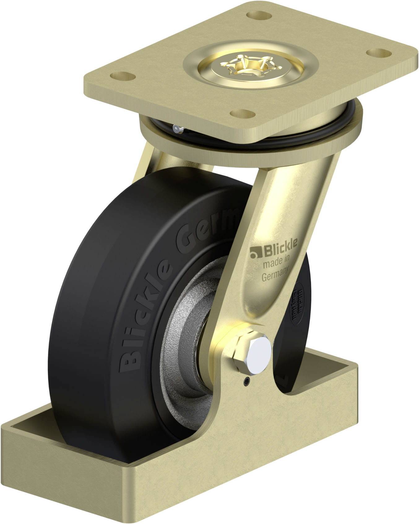 Blickle 938724 LS-SE 160K-FS Schwerlast-Lenkrolle Rad-Durchmesser: 160mm Tragfähigkeit (max.): 450kg 1St.