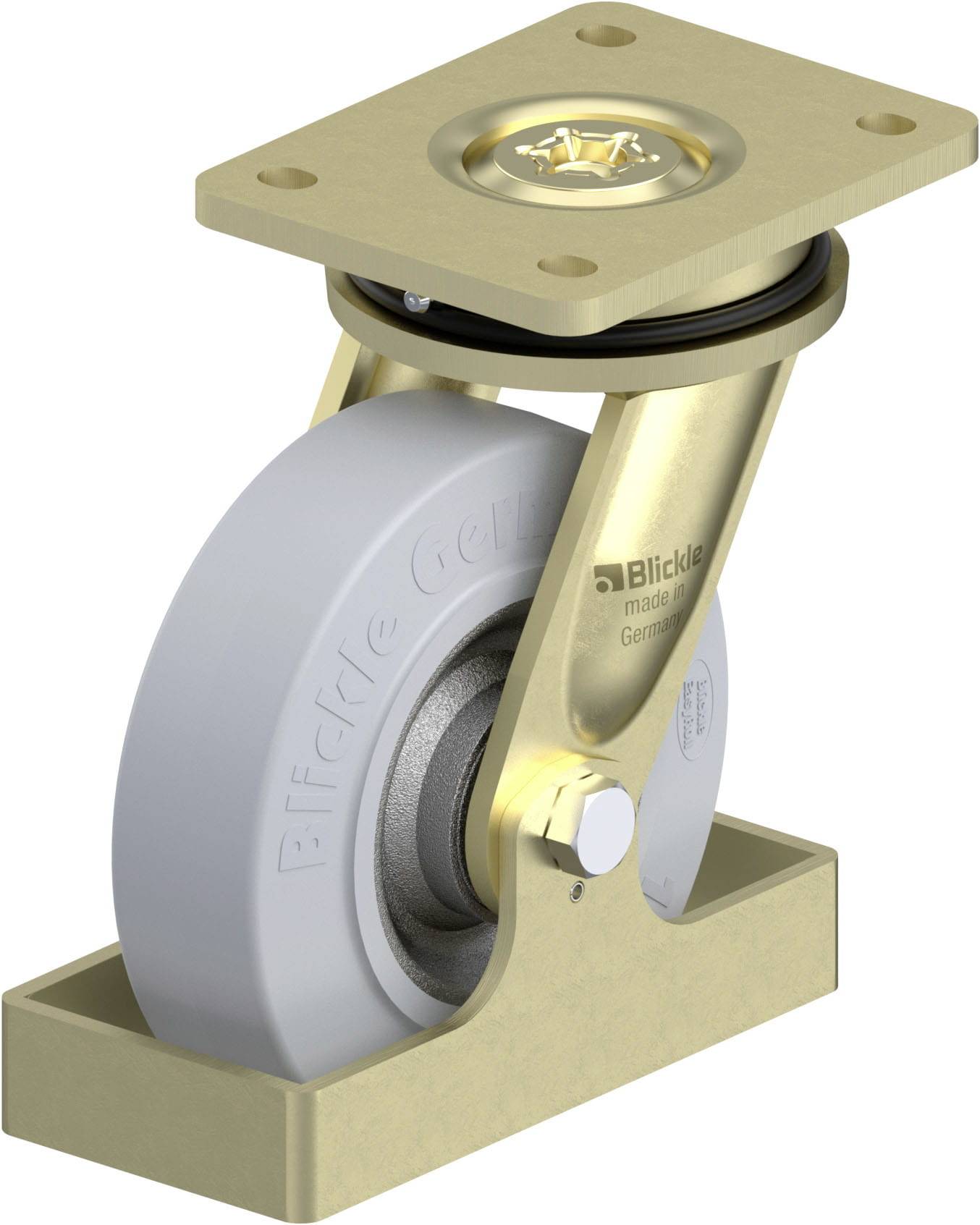 Blickle 938726 LS-SE 160K-SG-FS Schwerlast-Lenkrolle Rad-Durchmesser: 160mm Tragfähigkeit (max.): 450kg 1St.