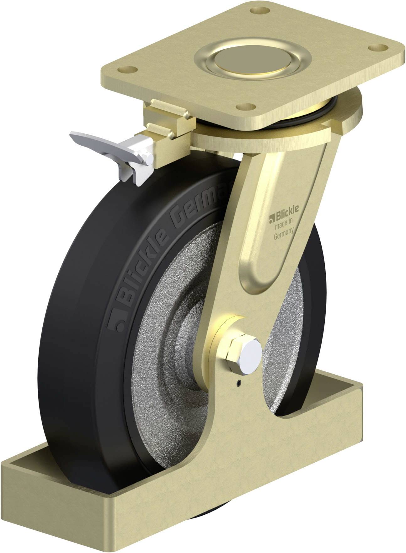 Blickle 920264 LS-SE 250K-RI4-FS Schwerlast-Lenkrolle Rad-Durchmesser: 250mm Tragfähigkeit (max.): 850kg 1St.