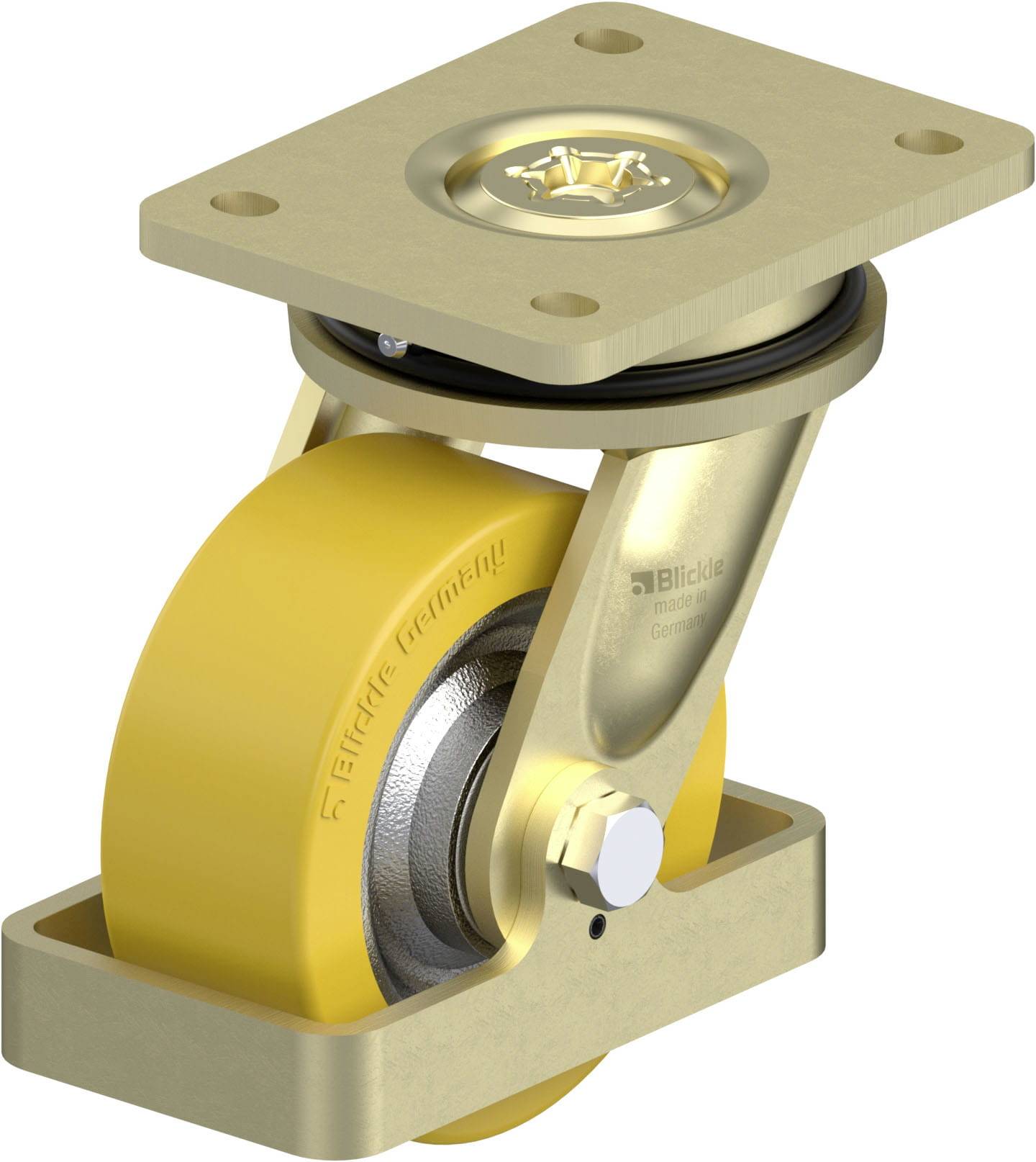Blickle 939496 LS-SETH 125K-FS Schwerlast-Lenkrolle Rad-Durchmesser: 125mm Tragfähigkeit (max.): 500kg 1St.