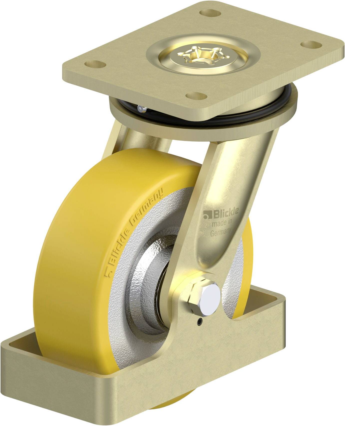 Blickle 939499 LS-SETH 150K-FS Schwerlast-Lenkrolle Rad-Durchmesser: 150mm Tragfähigkeit (max.): 650kg 1St.