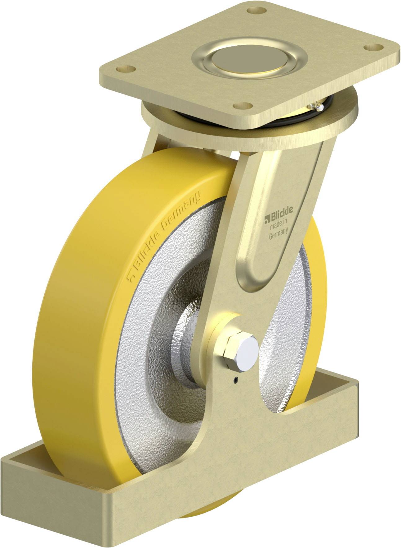 Blickle 887081 LS-SETH 250K-FS Schwerlast-Lenkrolle Rad-Durchmesser: 250mm Tragfähigkeit (max.): 1350kg 1St.