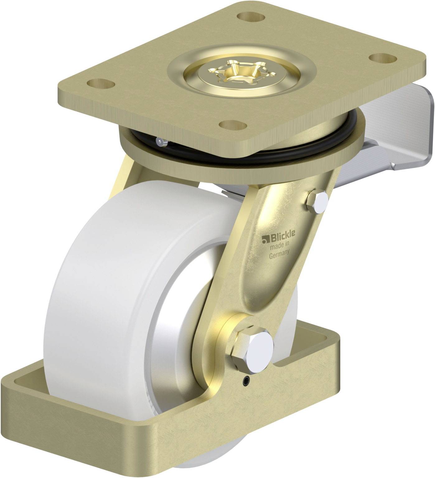 Blickle 940199 LS-SPO 127G-ST-FA-FS Schwerlast-Lenkrolle Rad-Durchmesser: 125mm Tragfähigkeit (max.): 750kg 1St.