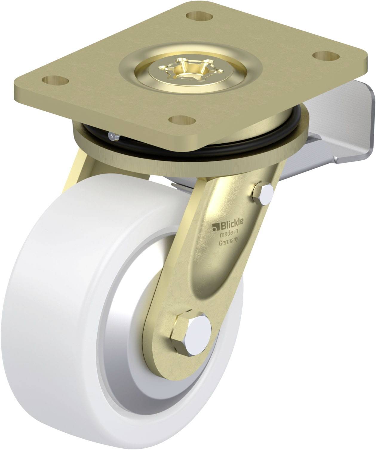Blickle 751198 LS-SPO 127K-ST-FA Schwerlast-Lenkrolle Rad-Durchmesser: 125mm Tragfähigkeit (max.): 750kg 1St.