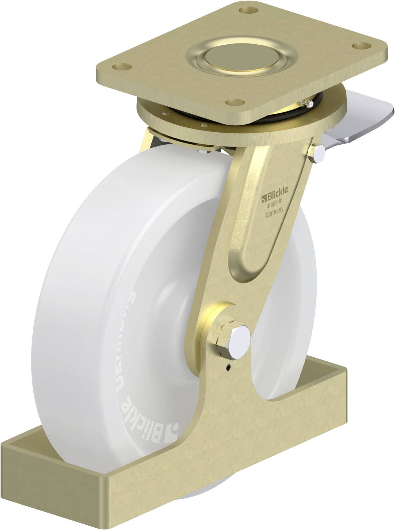 Blickle 935073 LS-SPO 250G-ST-FS Schwerlast-Lenkrolle Rad-Durchmesser: 250mm Tragfähigkeit (max.): 2000kg 1St.