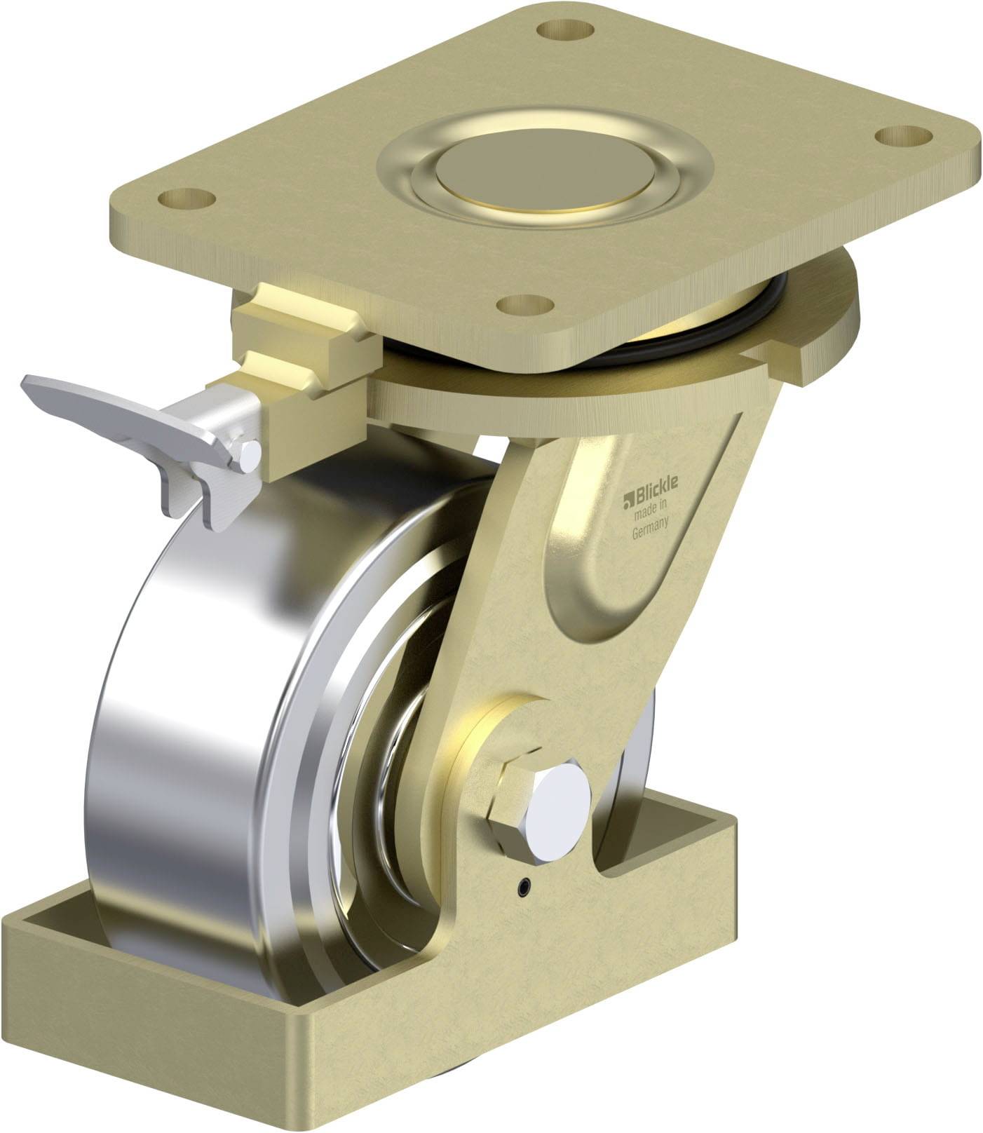 Blickle 940339 LS-SVS 150K-35-RI4-FS Schwerlast-Lenkrolle Rad-Durchmesser: 150mm Tragfähigkeit (max.): 3000kg 1St.