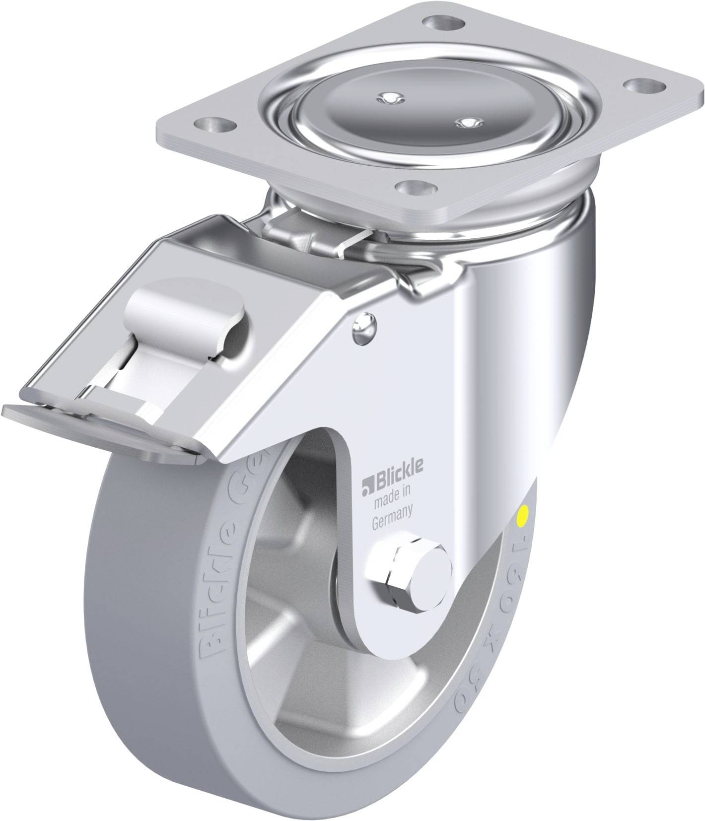 Blickle 936112 LUH-ALEV 160K-FI-SG-AS Stahlblech-Lenkrolle Rad-Durchmesser: 160mm Tragfähigkeit (max.): 350kg 1St.