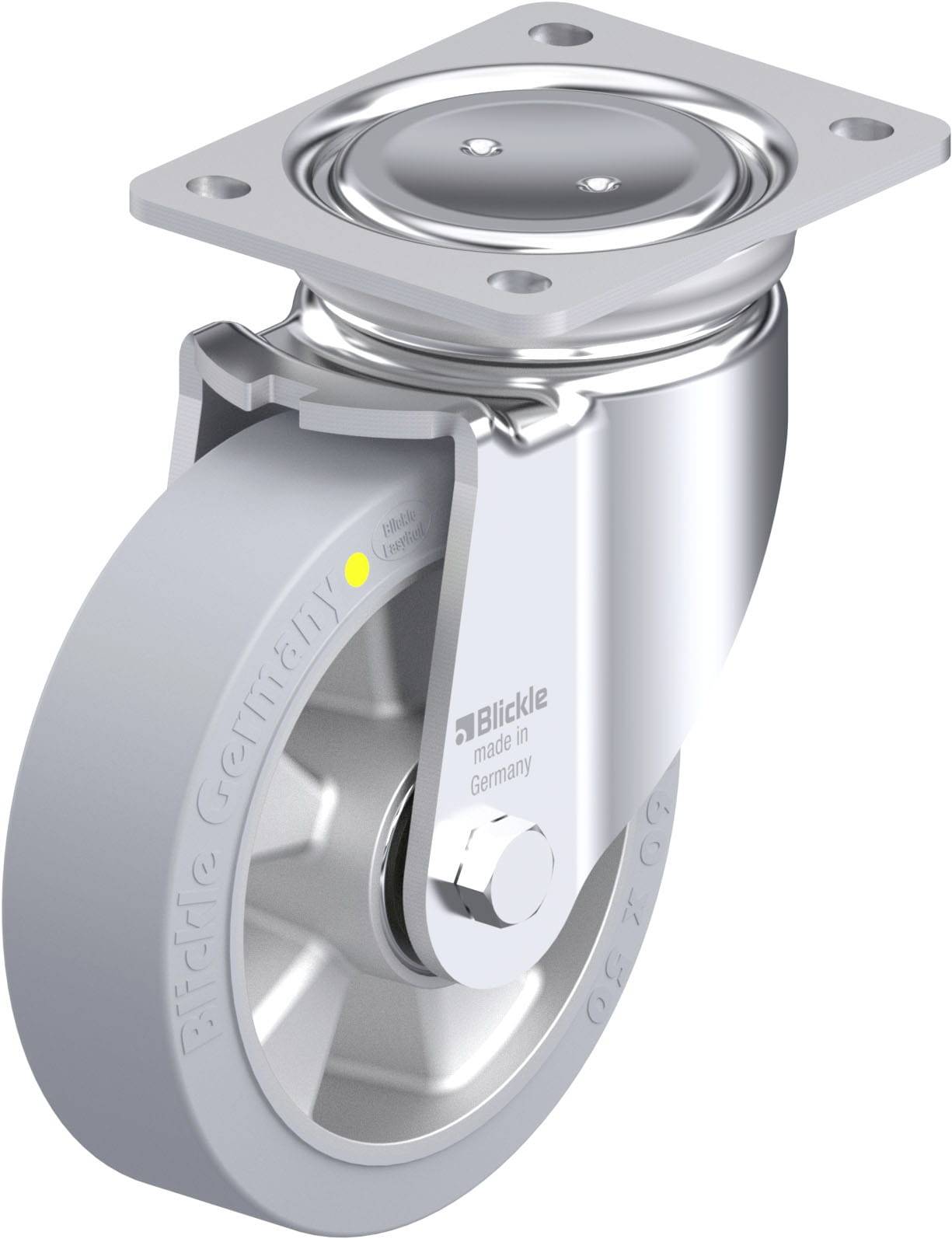 Blickle 936113 LUH-ALEV 160K-SG-AS Stahlblech-Lenkrolle Rad-Durchmesser: 160mm Tragfähigkeit (max.): 350kg 1St.