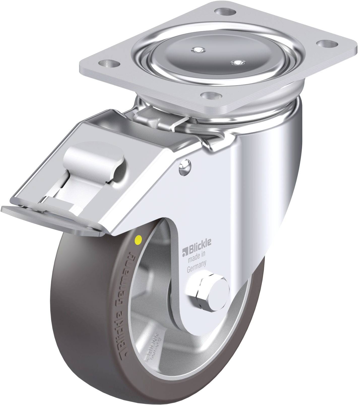 Blickle 936509 LUH-ALST 150K-FI-AS Stahlblech-Lenkrolle Rad-Durchmesser: 150mm Tragfähigkeit (max.): 500kg 1St.